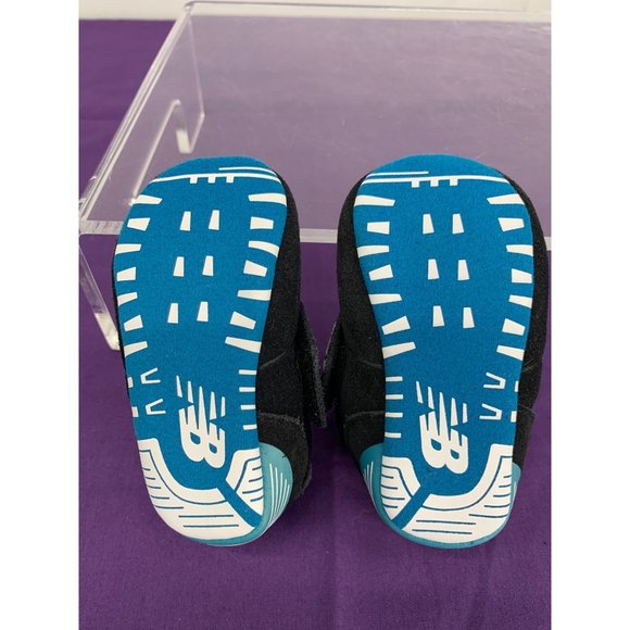 New Balance style 574 Culla US 2 Black Hook Loop inside out closure Newborn boy - Picture 10 of 10